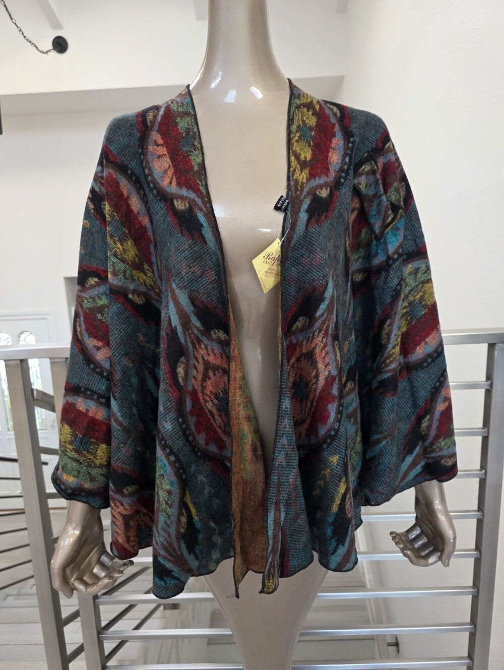 Cashmere Reversible Wrap NWT